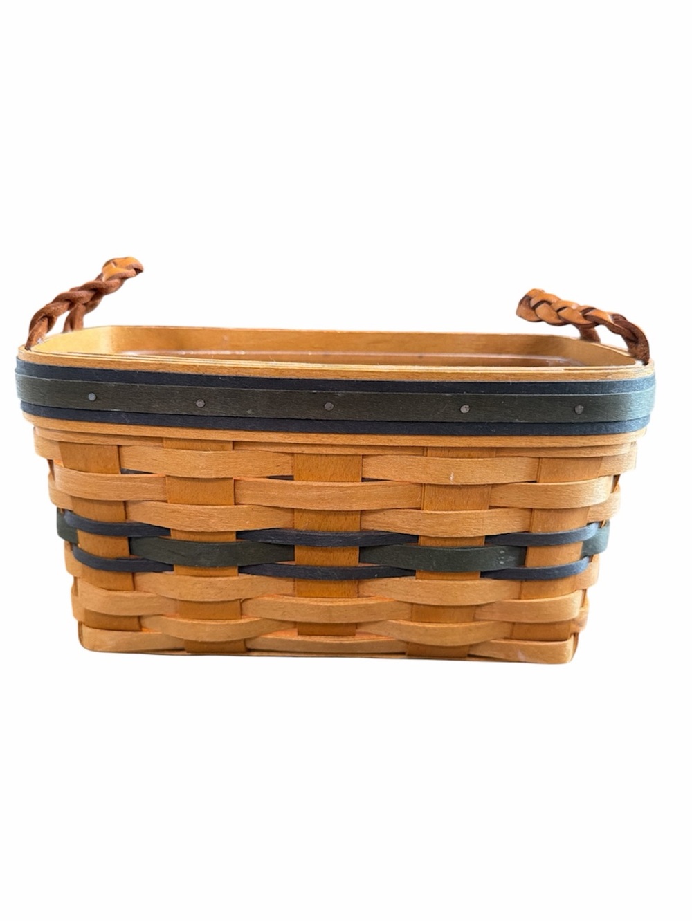 Vintage 1997 Longaberger Collector's Club "Welcome Home" Basket w/ Insert